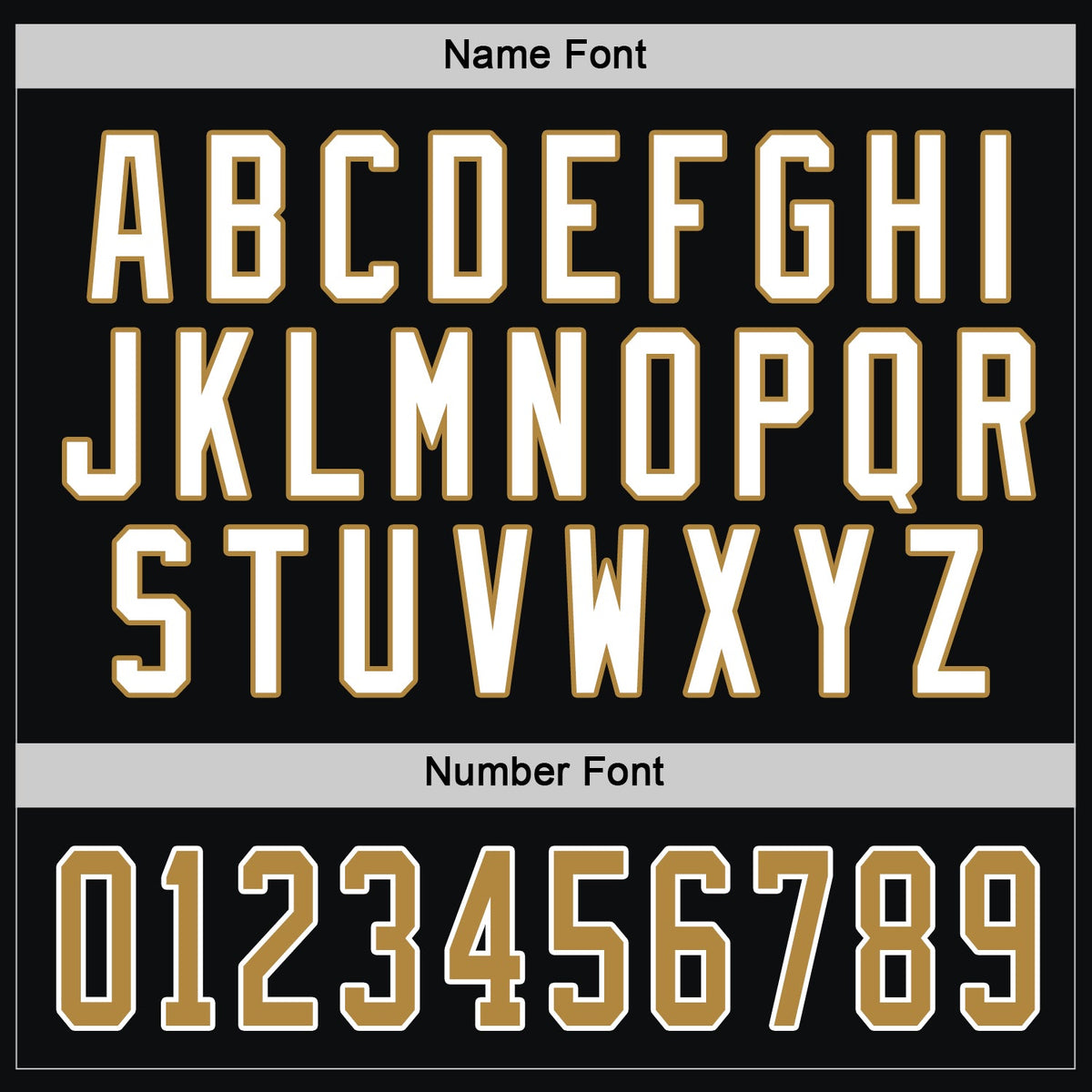 Custom Hockey Jersey - Black Old Gold-White product image 4