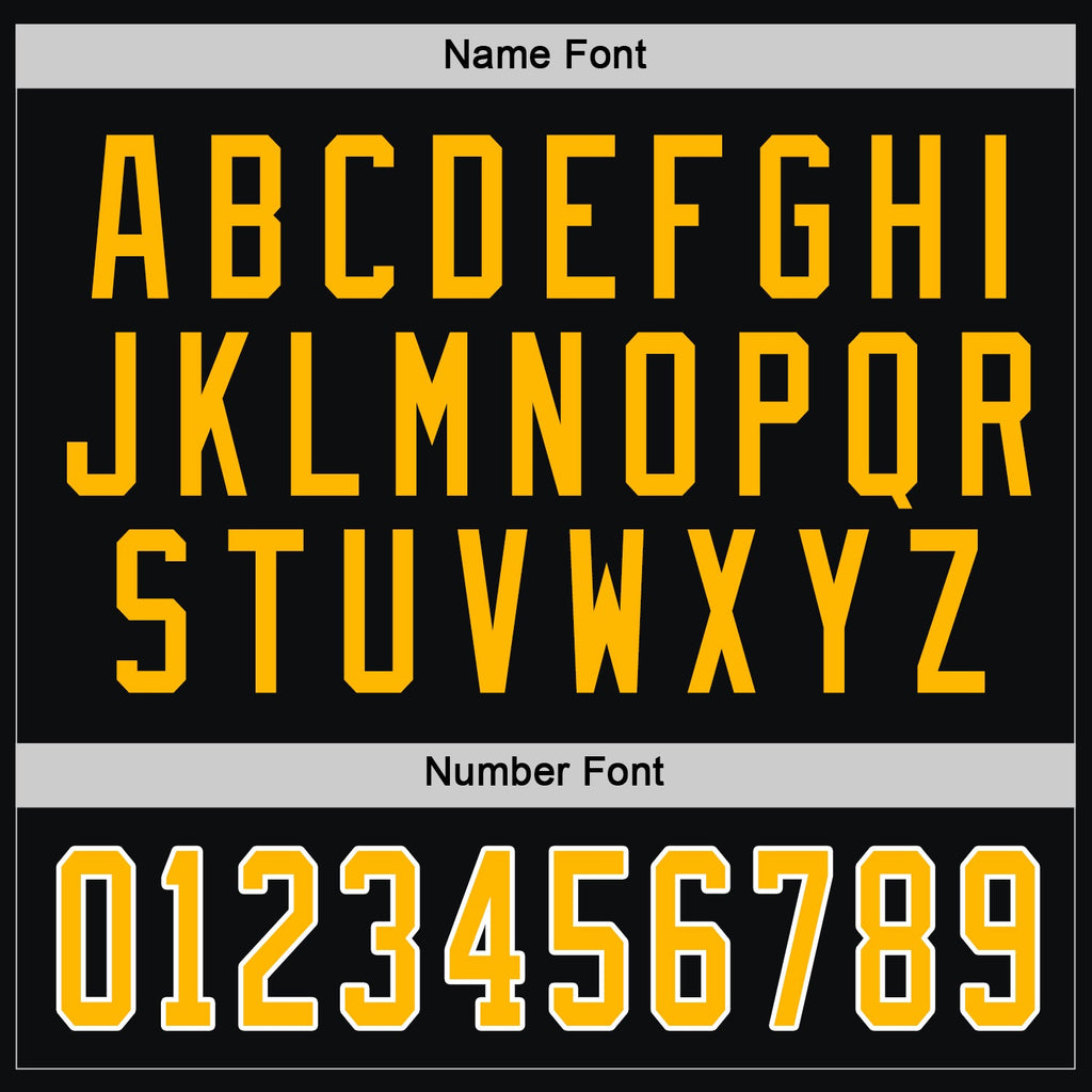 Custom Hockey Jersey - Black Gold-White product image 4