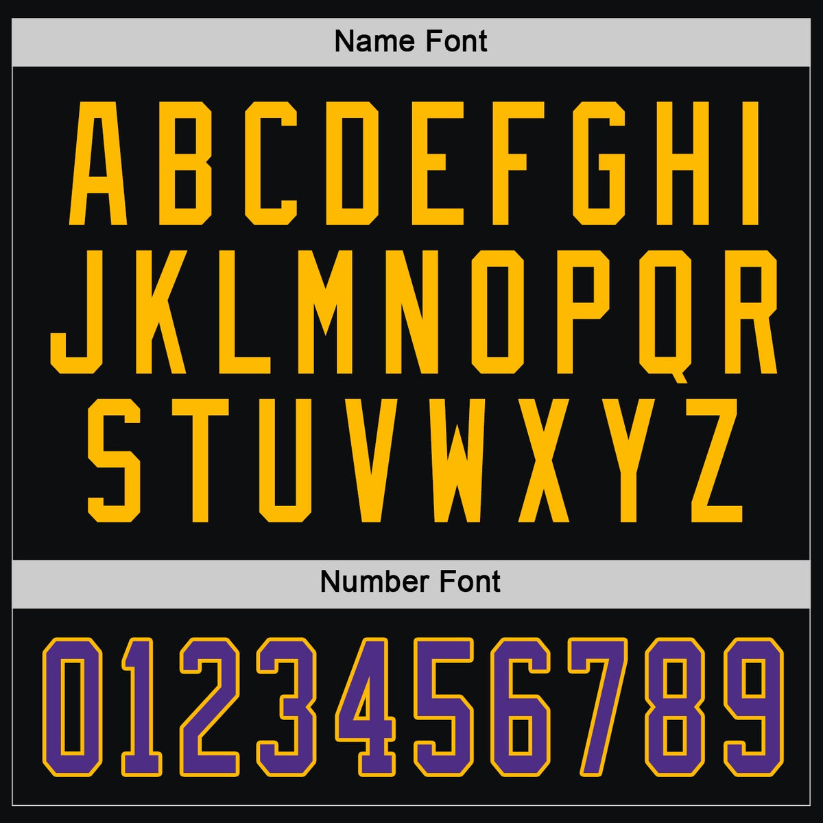 Custom Hockey Jersey - Black Purple-Gold product image 4