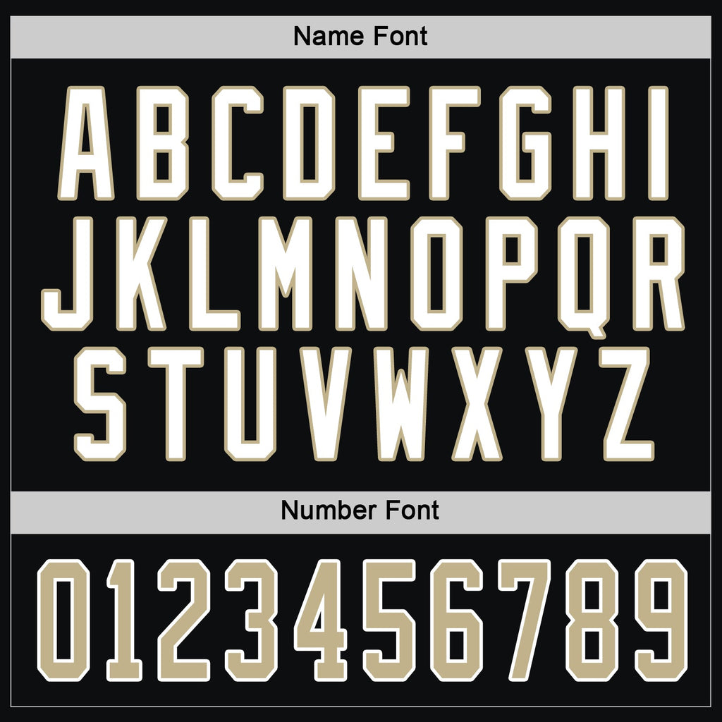 Custom Hockey Jersey - Black Vegas Gold-White product image 4