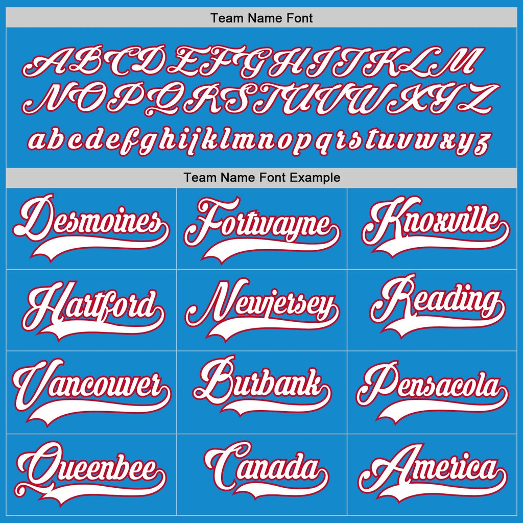 Custom Hockey Jersey - Blue White-Red product image 4