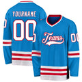 Custom Hockey Jersey - Blue White-Red product image 1