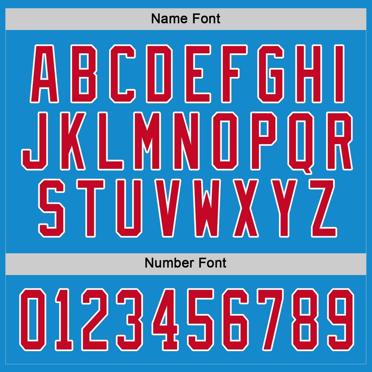 Custom Hockey Jersey - Blue Red-White product image 4