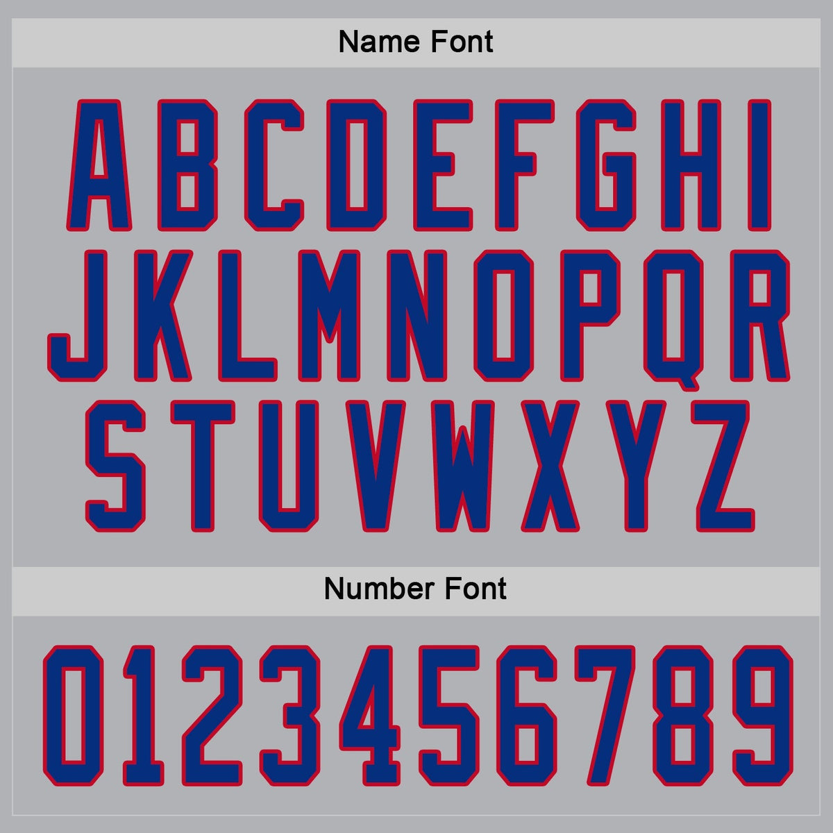 Custom Hockey Jersey - Gray Royal-Red product image 4