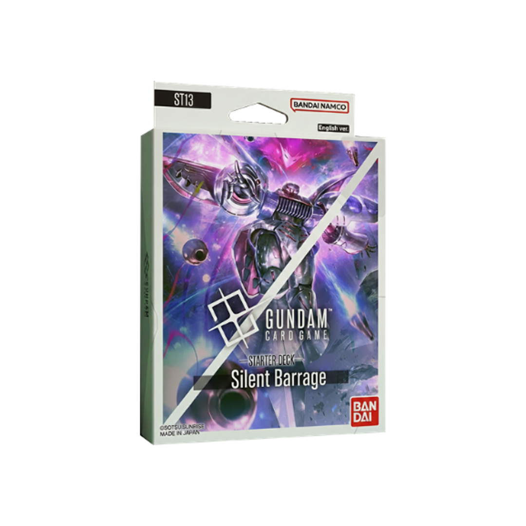 Gundam TCG: Starter Deck 13: Silent Barrage (ST13) product image 1, provided for visual reference and product detail review