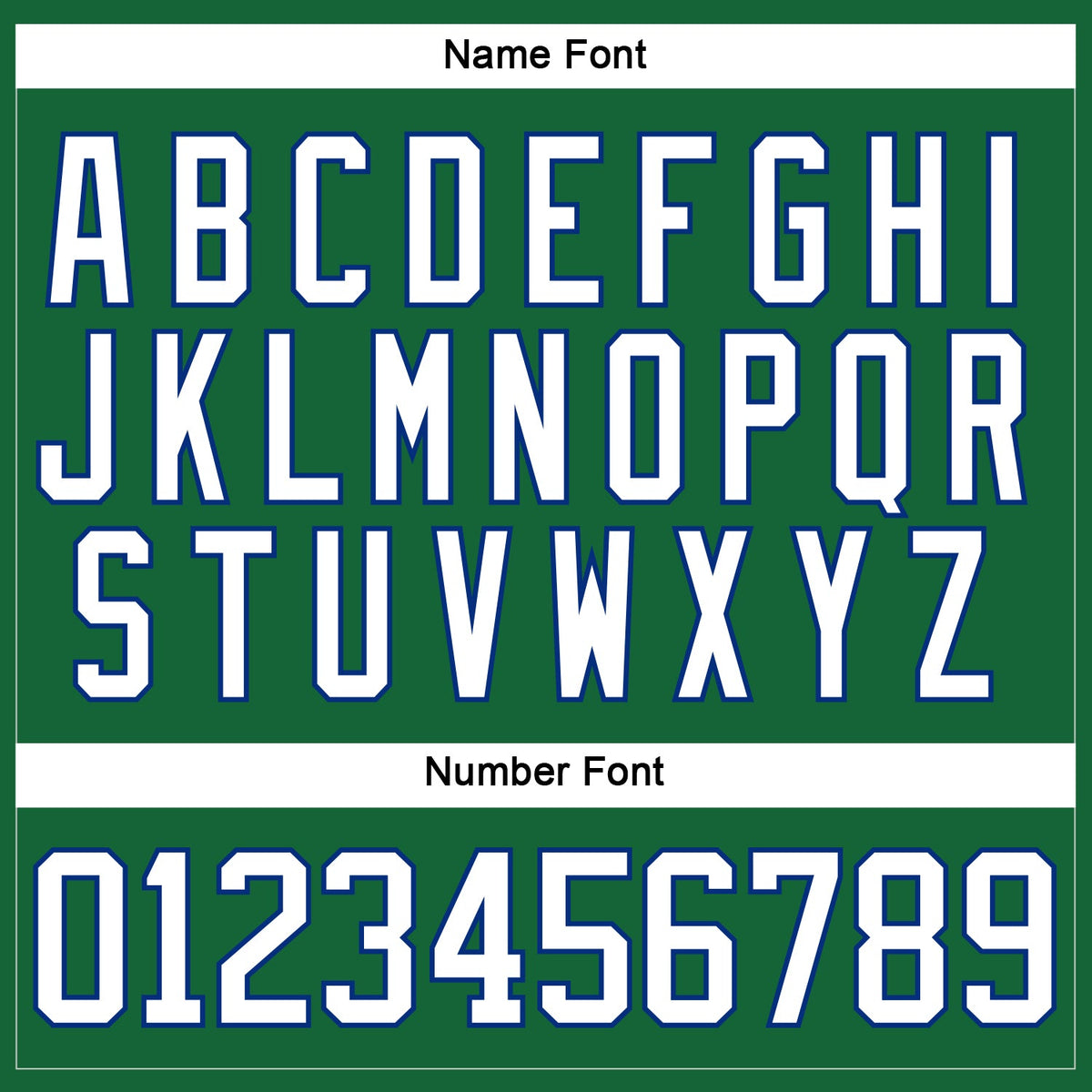 Custom Hockey Jersey - Kelly Green White-Royal Lace Neck product image 5