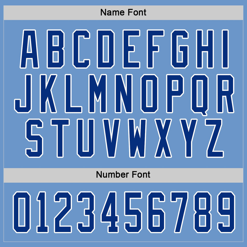 Custom Hockey Jersey - Light Blue Royal-White product image 4