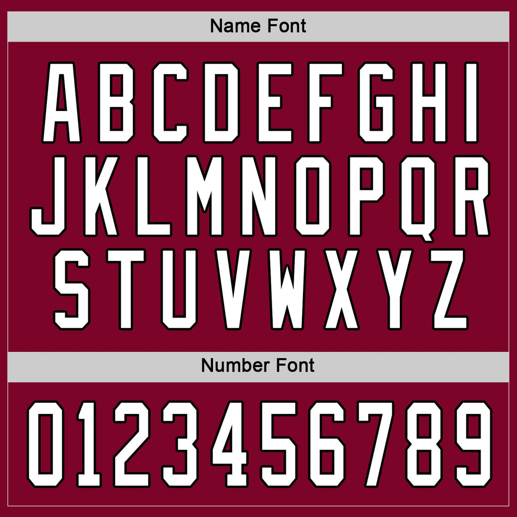 Custom Hockey Jersey - Maroon White-Black product image 4