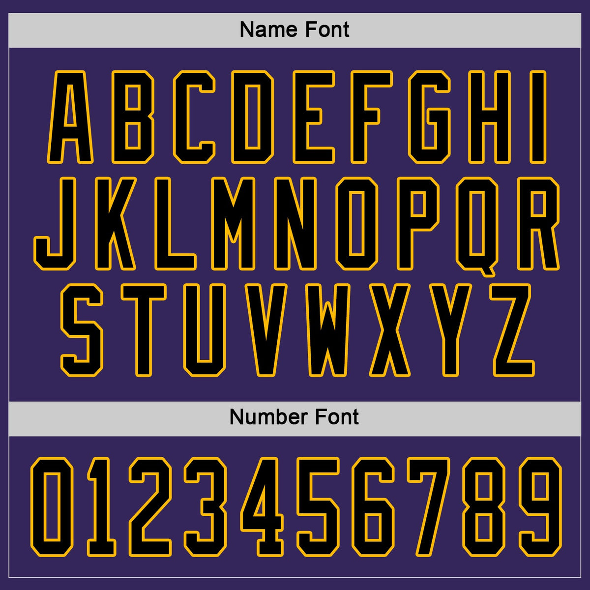 Custom Hockey Jersey - Purple Black-Gold product image 4