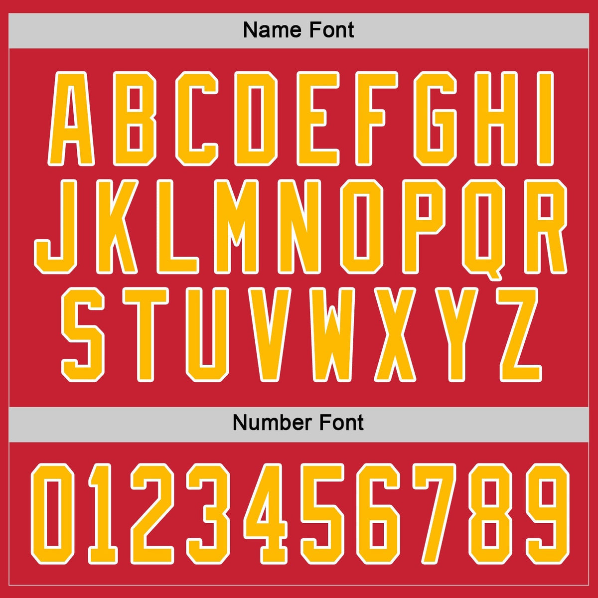 Custom Hockey Jersey - Red Gold-White product image 4