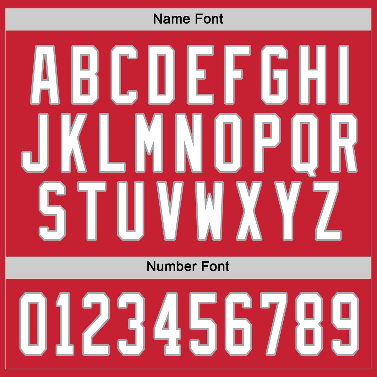 Custom Hockey Jersey - Red White-Gray product image 4