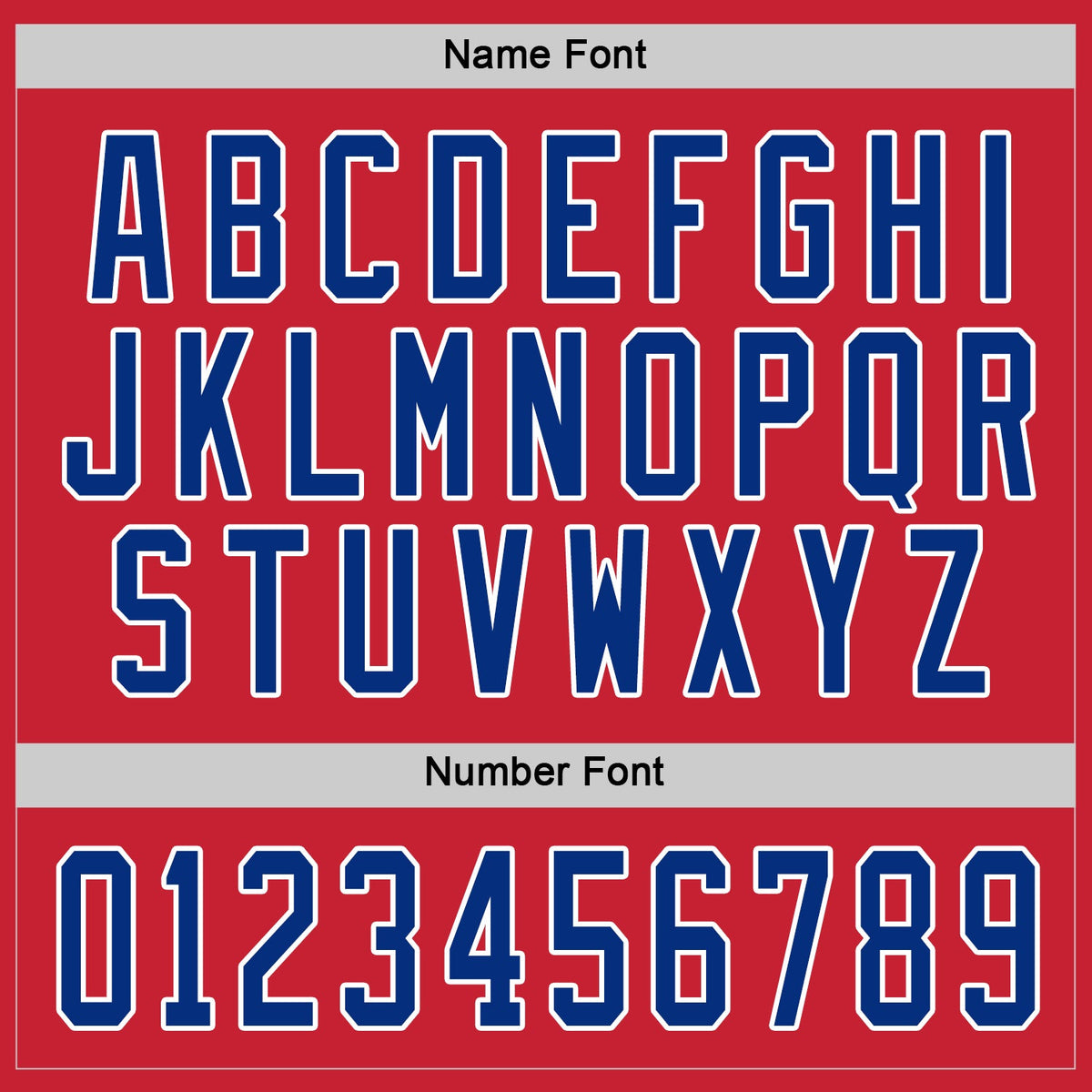 Custom Hockey Jersey - Red Royal-White product image 4
