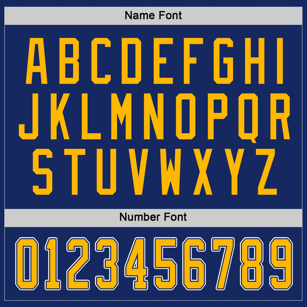 Custom Hockey Jersey - Royal Gold-White product image 4