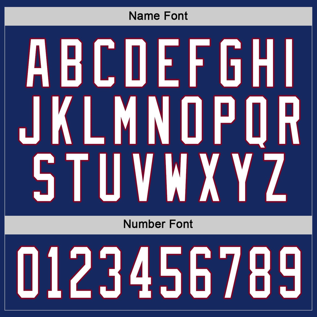 Custom Hockey Jersey - Royal White-Maroon product image 4