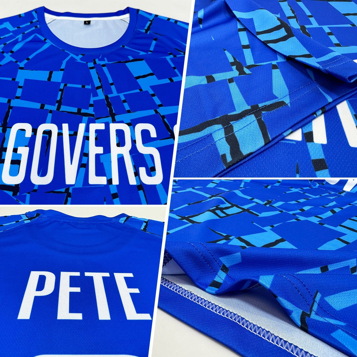 Custom Soccer Jersey - Royal White Sublimation Uniform product image 5