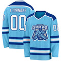 Custom Hockey Jersey - Sky Blue White-Royal product image 1