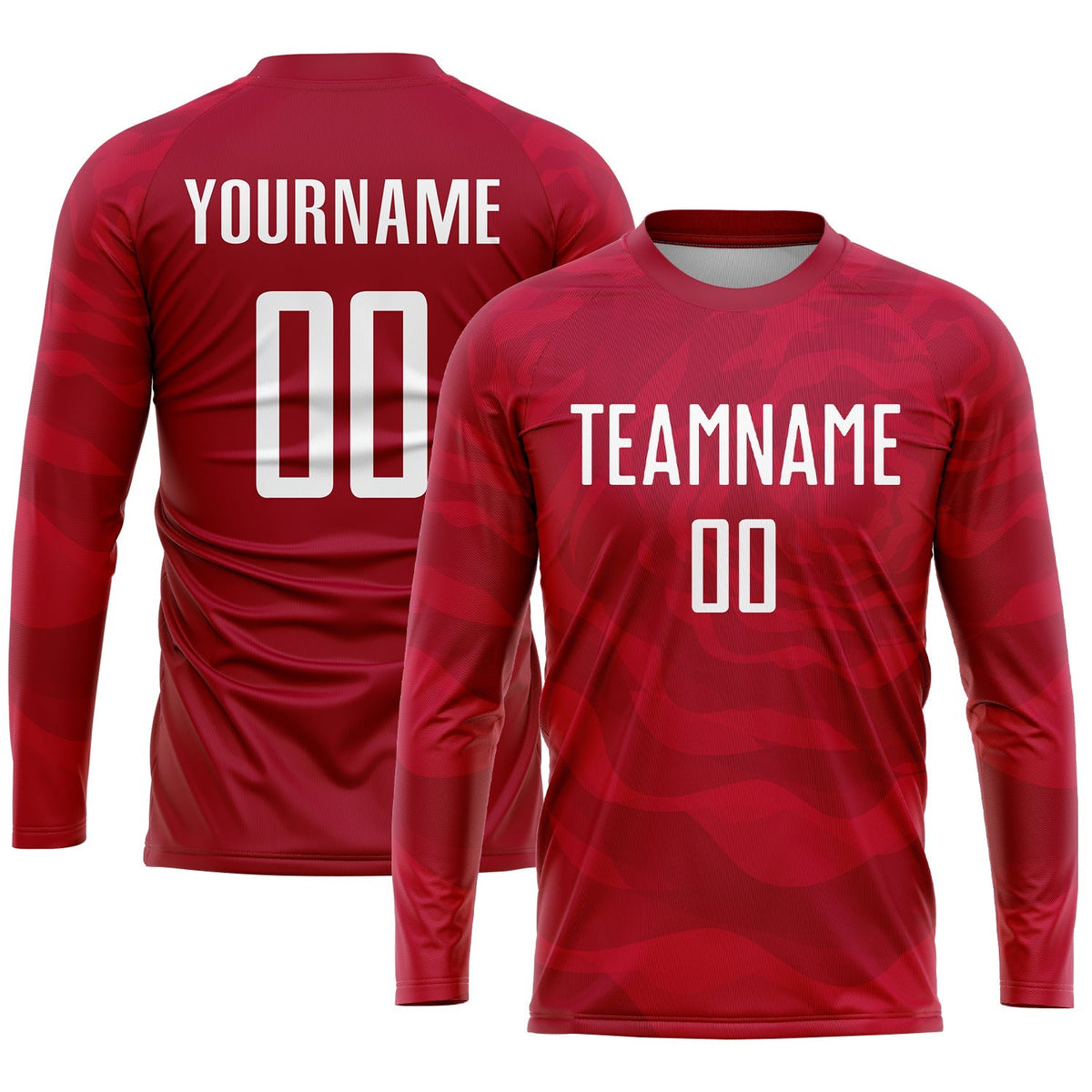 Custom Soccer Jersey - Red White Sublimation Uniform product image 3