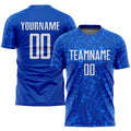 Custom Soccer Jersey - Royal White Sublimation Uniform product image 1