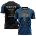 Custom Soccer Jersey - Royal Black-White Sublimation Uniform product image 1