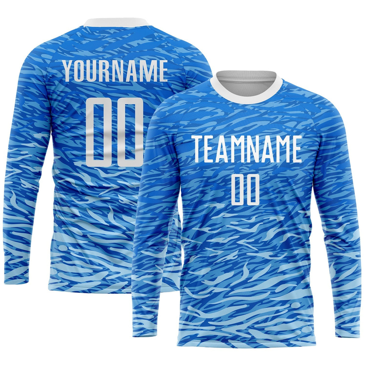 Custom Soccer Jersey - Royal White Sublimation Uniform product image 3