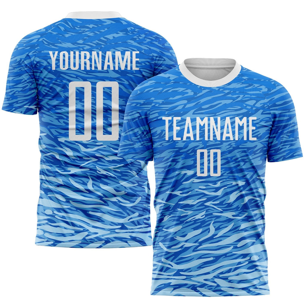 Custom Soccer Jersey - Royal White Sublimation Uniform product image 1