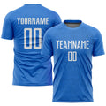 Custom Soccer Jersey - Light Blue White Sublimation Uniform product image 1