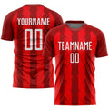 Custom Soccer Jersey - Red White Sublimation Uniform product image 1