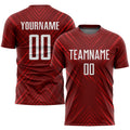 Custom Soccer Jersey - Red White Sublimation Uniform product image 1