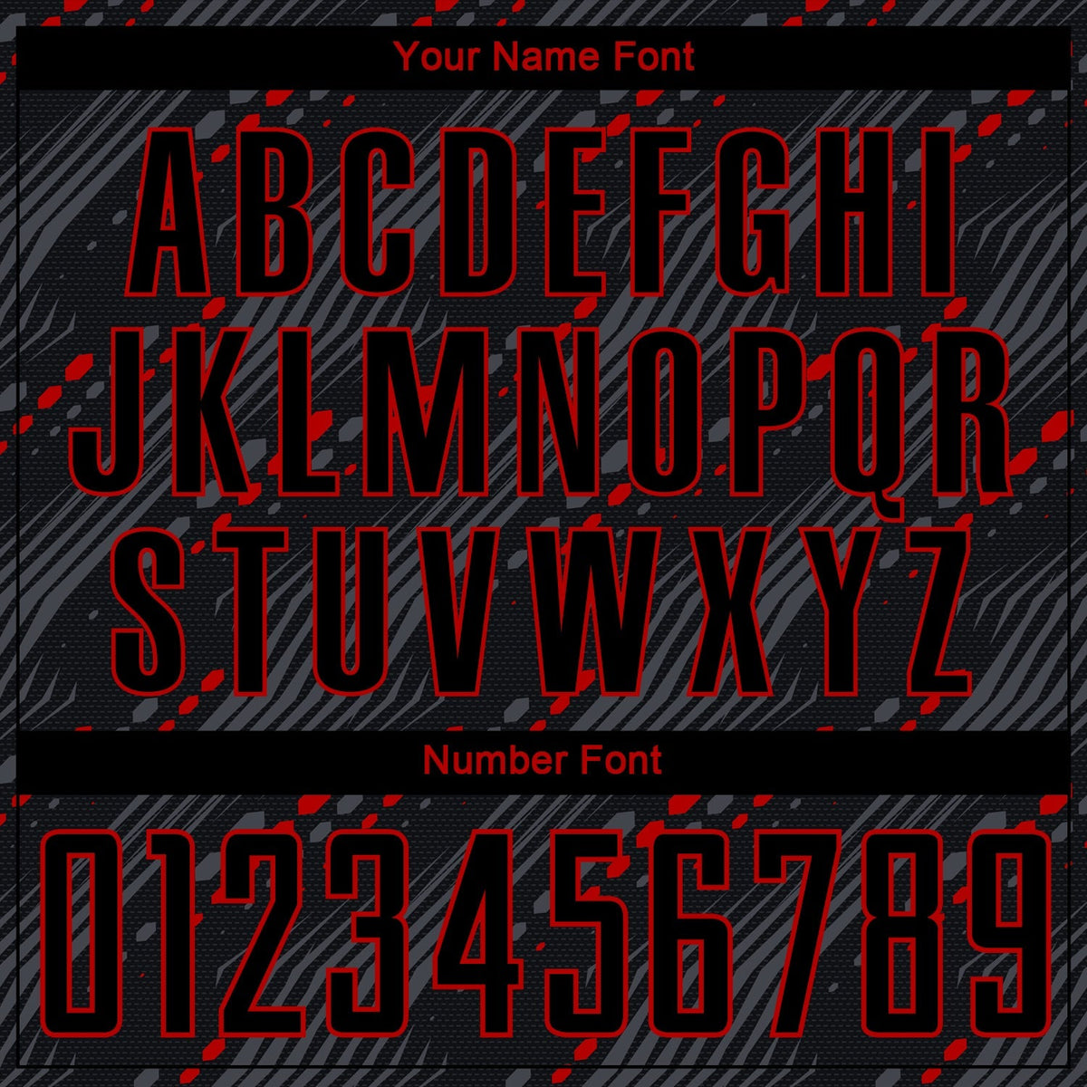 Custom Soccer Jersey - Black Red Sublimation Uniform product image 5