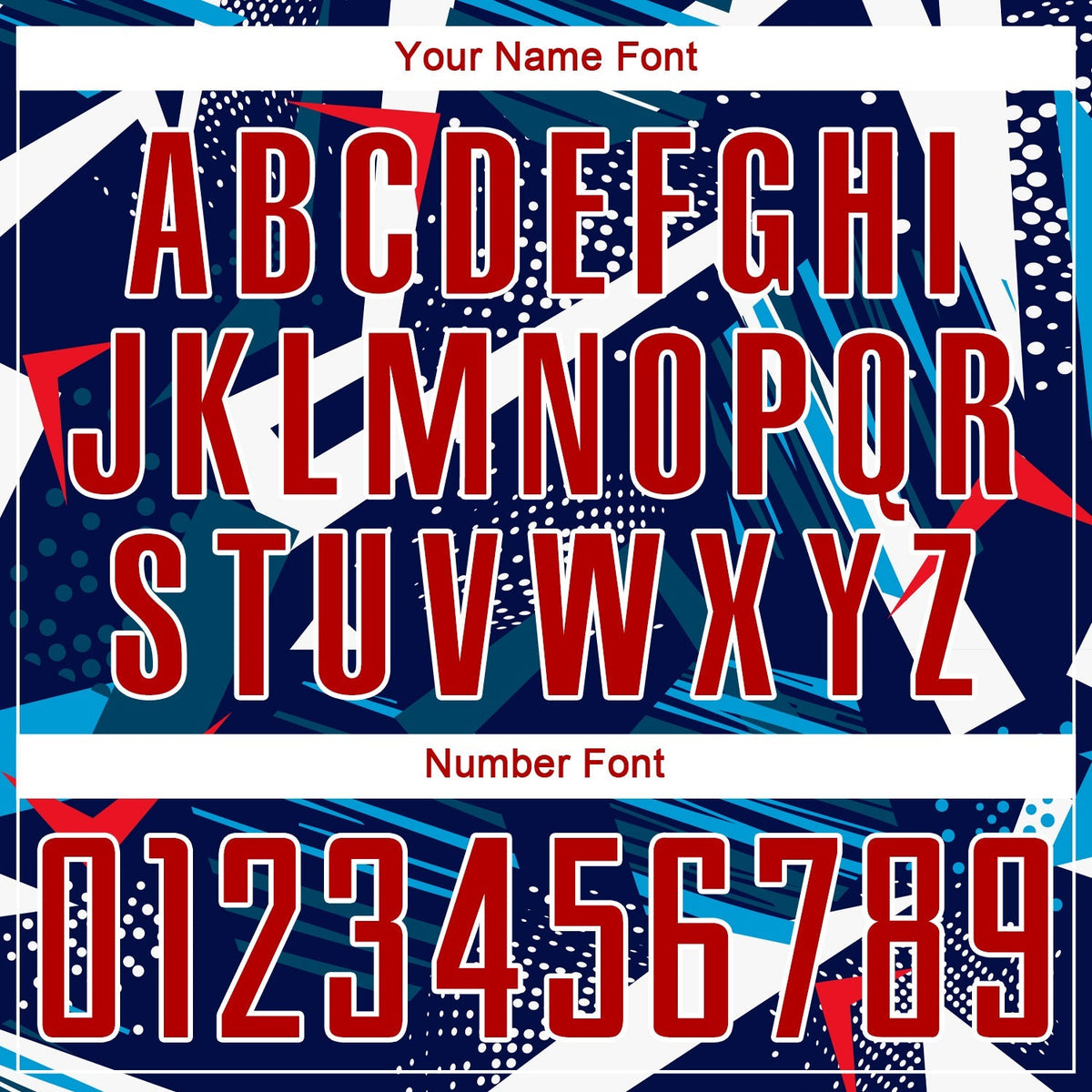 Custom Soccer Jersey - Navy Red-White Sublimation Uniform product image 7
