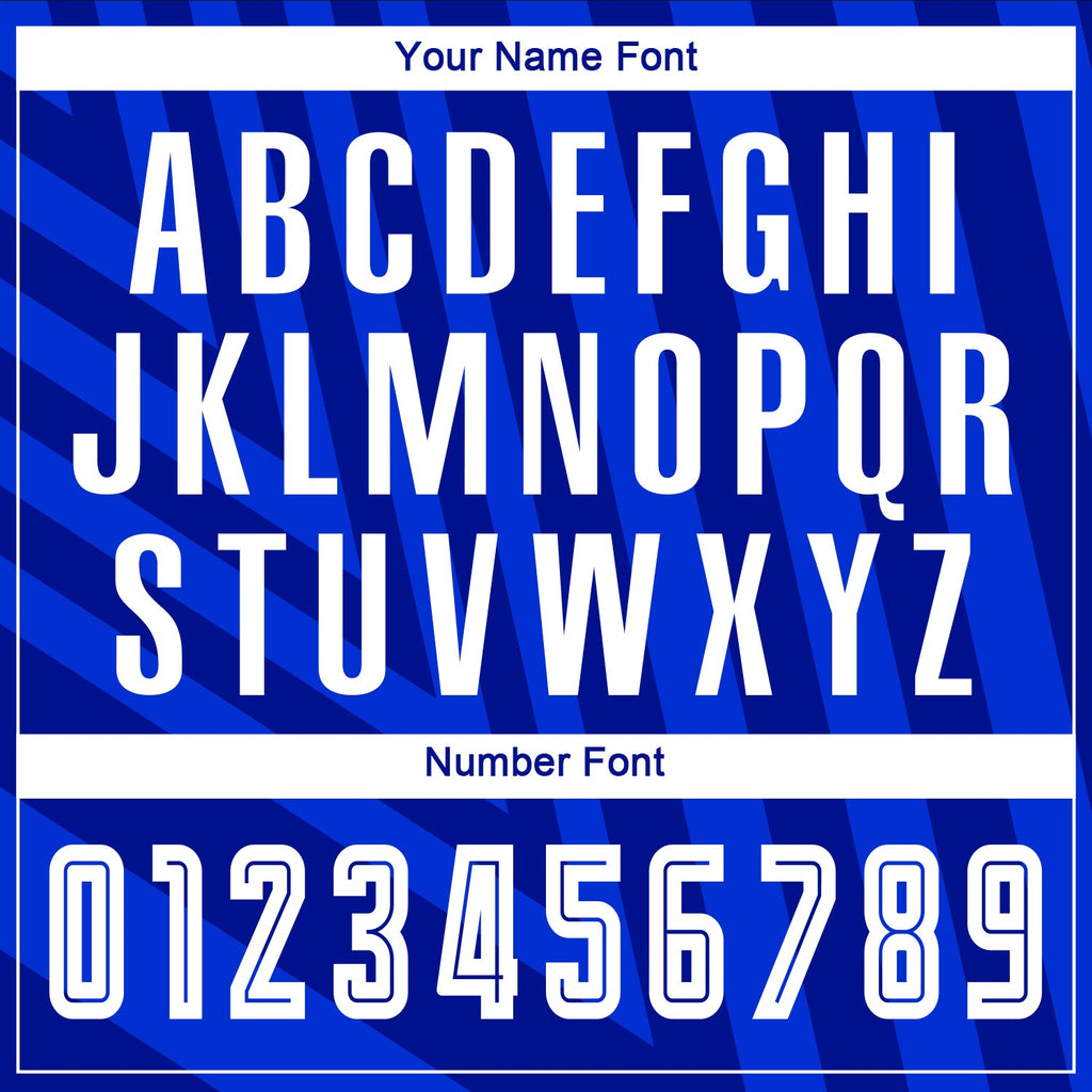 Custom Soccer Jersey - Royal White-Navy Sublimation Uniform product image 7
