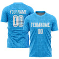 Custom Soccer Jersey - Light Blue White Home Sublimation product image 1