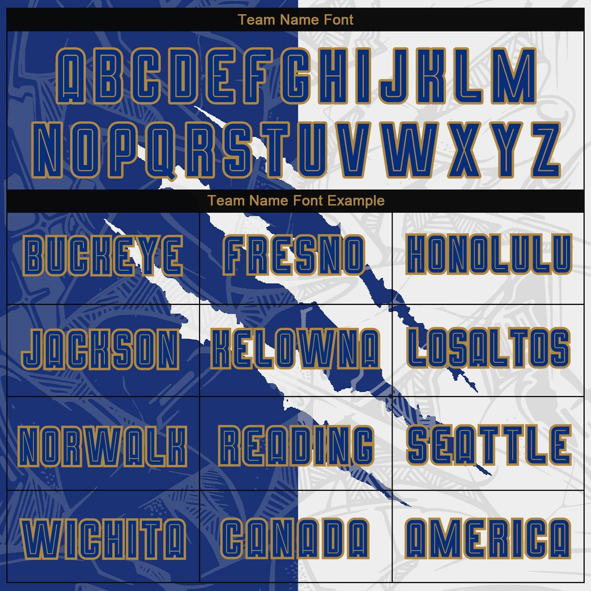 Custom Soccer Jersey - Graffiti Pattern Royal White-Old product image 6