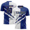 Custom Soccer Jersey - Graffiti Pattern Royal White-Old product image 1
