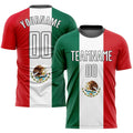 Custom Soccer Jersey - Kelly Green White Red-Black product image 1