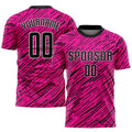 Custom Soccer Jersey - Pink Black-White Sublimation Uniform product image 1