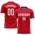 Custom Soccer Jersey - Red White Sublimation Uniform product image 1
