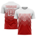 Custom Soccer Jersey - Red White Sublimation Uniform product image 1