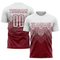 Custom Soccer Jersey - Crimson White Sublimation Uniform product image 1