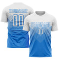 Custom Soccer Jersey - Powder Blue White Sublimation Uniform product image 1
