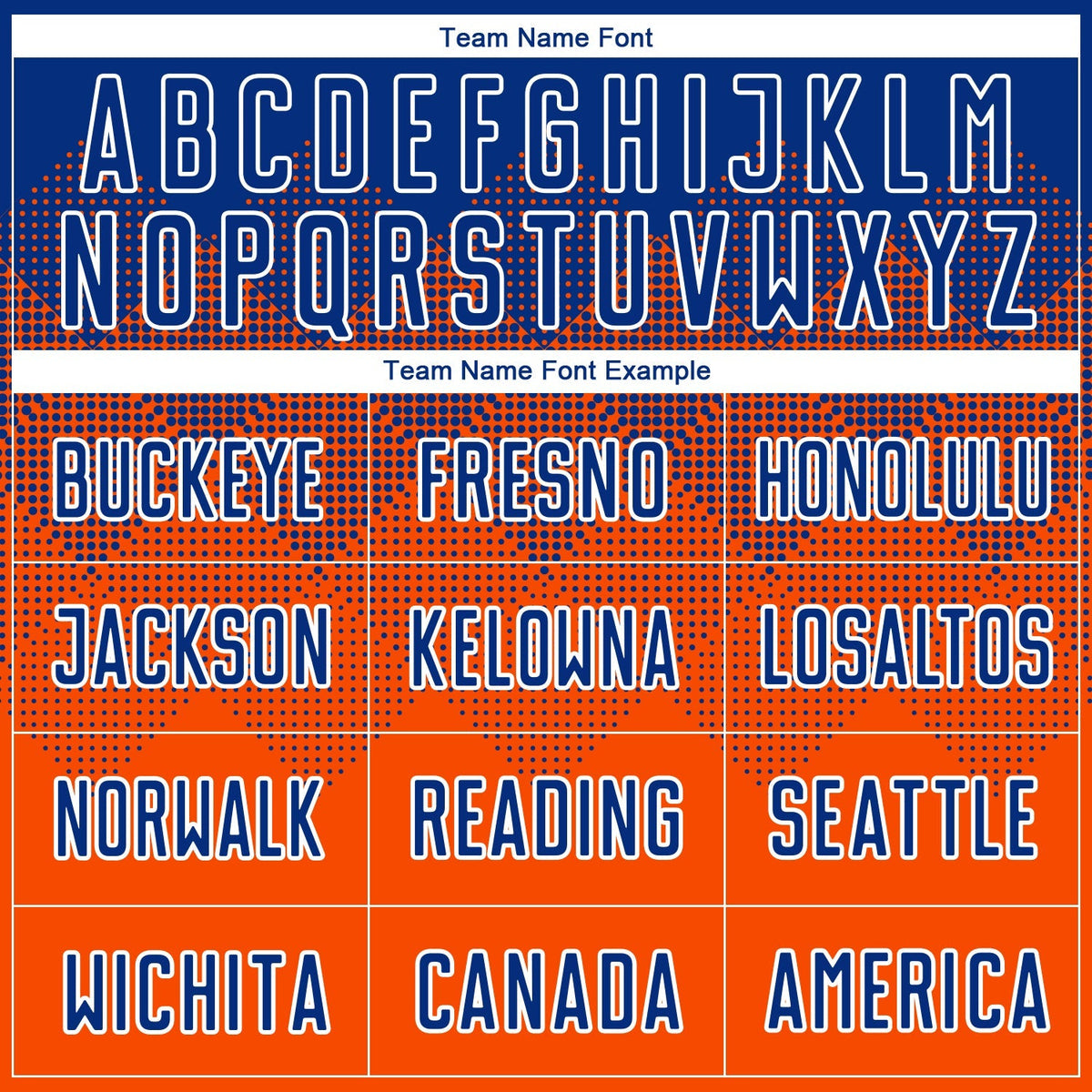 Custom Soccer Jersey - Orange Royal-White Sublimation product image 4