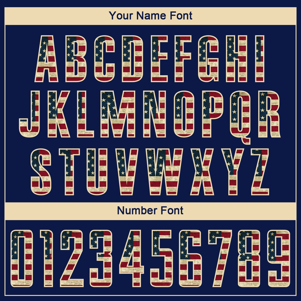 Custom Soccer Jersey - Crimson Vintage USA Flag Navy-Cream product image 5