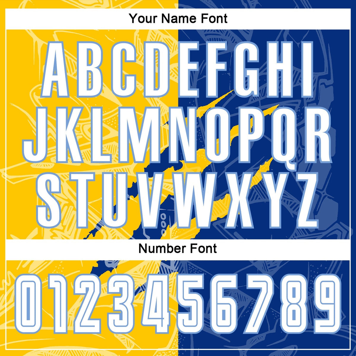 Custom Soccer Jersey - Graffiti Pattern White Royal product image 5