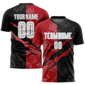 Custom Soccer Jersey - Graffiti Pattern White Black product image 1