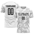 Custom Soccer Jersey - White Black Sublimation Uniform product image 1