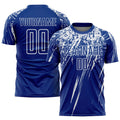 Custom Soccer Jersey - Royal White Sublimation Uniform product image 1