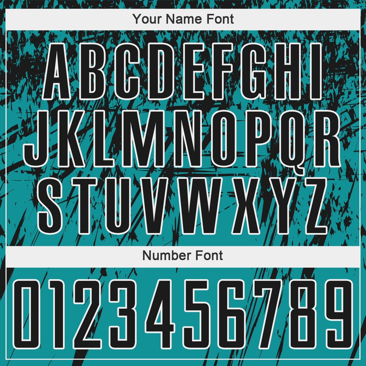 Custom Soccer Jersey - Teal Black-White Sublimation Uniform product image 5