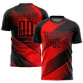 Custom Soccer Jersey - Red Black Sublimation Uniform product image 1