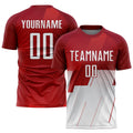 Custom Soccer Jersey - Red White Sublimation Uniform product image 1