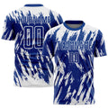 Custom Soccer Jersey - Royal White Sublimation Uniform product image 1